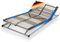 CubeSleep 7-Zonen Lattenrost Pure KF 44-Leisten | Kopf- und Fußteil verstellbar | Federung mit Härteregulierung | Made In Germany | GS Zertifiziert – geprüfte Sicherheit (100 x 200 cm)