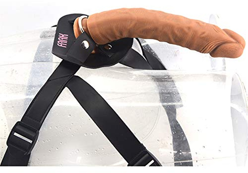 Yrrddxxoo 25 cm silikon flexibel Dlos för kvinnor bärbara leksaker Yrrddxxoo (Färg: Beige)