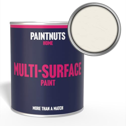 Paintnuts Multi-Surface Paint - RAL-9010 - PURE WHITE - 2.5 Litre Tin - Gloss Finish
