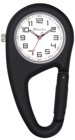 Ravel Belt Clip Carabiner Quartz Watch - Analogue Quartz - R1105