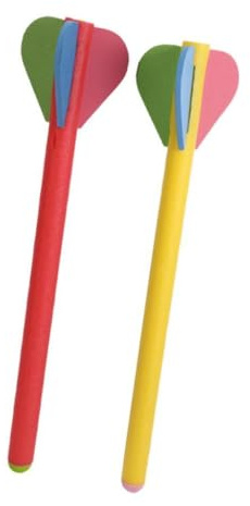 2 Stück weiche Speere für Leichtathletik, Speere für Sportler, tragbar, Spaß beim Werfen, Übungsspeere, Trainingsspeere