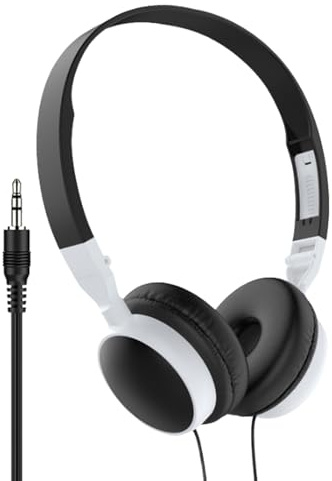 Vmiorzq Wired Game Headset, Computer Headset, Ear Wired Computer Headphone, Foldable On Ear Wire Headsets Noise Canceling Headphones For Tablets Mobile Phones