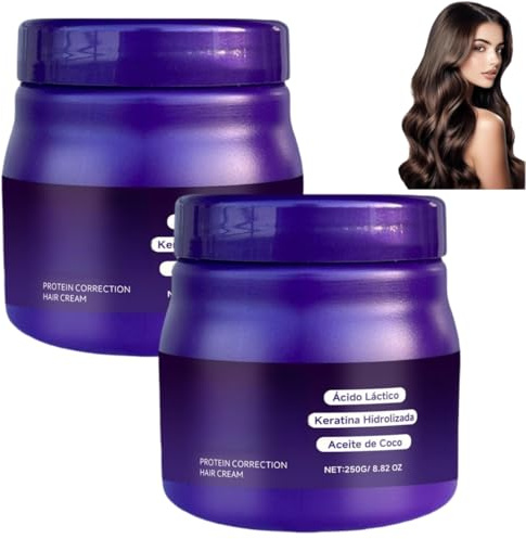 Glättungscreme für Damen, Anti-Frizz-Keratin-Haarcreme für natürlich seidiges, langanhaltendes Haar – Schluss mit Frizz!