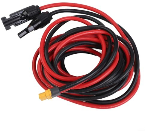 Cavo di prolunga da 10 AWG, progettato per connessioni a pannelli solari e prestazioni di resistenza ad alta tensione (3 metri)