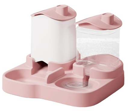 Distributeur d'eau et de Nourriture pour Chat - Bol Anti-Renversement,Distributeur Automatique de Nourriture et d'eau pour Chats - pour Nourrir Chat Chien Lapin et Autres Animaux de