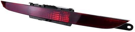 BYLKFC Luces Reflector Trasera Coche Reflector De Parachoques Trasero Para TT 8J MK II 2007-2014, Luz Antiniebla Central Trasera, Lente Roja, Sin Bombilla, 8J0945703 Trasero Parachoques