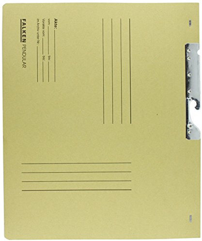 Falken 15033600 Pendelhefter mit Schlitzstanzung braun