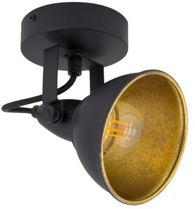 LEDKIA LIGHTING Lampe Murale Orientable Aluminium Emer 1 Spot Noir Noir E14