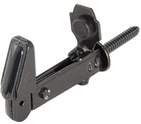 Fermapersiana regolabile stilizzato con fermo reversibile 507 - NeroVerniciato, 180 mm