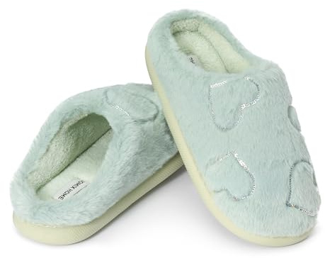 JOMIX Ciabatte Donna Invernali da Casa Pantofole Pelose Calde Flat Termiche Comode e Morbide
