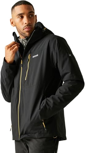 Regatta Hombre Chaqueta 3 En 1 Wentwood, Black, L