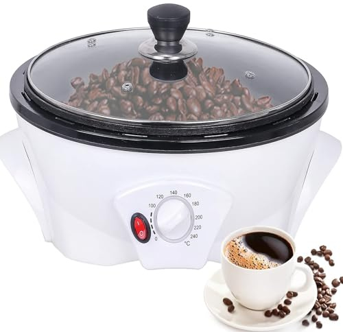 Liten Kafferostare, Kafferostare Med Justerbar Temperatur, Kafferostare För Hem Och Kommersiellt Bruk, 300-500g Rostningsmaskin Med Stor Kapacitet
