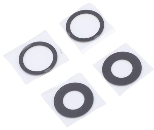 SENECESLI 2 Posti Posteriore Posteriore LENTRE, Vetro per la Sostituzione 'obiettivo in Vetro della Fotocamera 16 e 16 più con Adesivo Preinstallato, Manuale di Installazione e Kit di