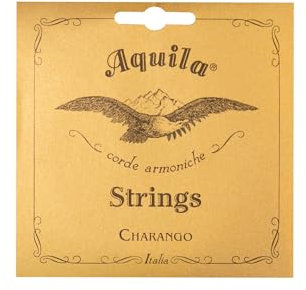 Aquila 2CH Charango Set (oktaviert), Light Tension - Saiten aus New NYLGUT, Extra leicht, Nylon, für Charango