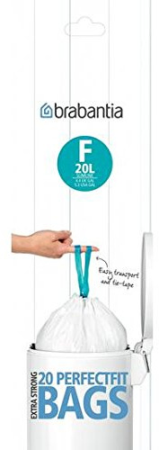 Brabantia 20 Litre Slimline Bin Bags 20 Per Pack
