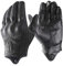 Harssidanzar Herren Vollfinger Ziegenleder Leder Touchscreen Motorradhandschuhe GM028E, Schwarz(aktualisierung), Größe XL