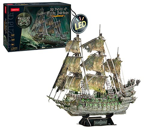 Puzzle 3D - Hollandais Volant Maquette Bateau | Puzzle 3D Adulte Et Enfant | Puzzles 3D Enfant Et Adulte | Maquette Bateau A Construire | 360 Pièces | Cadeau Garcon 14 Ans