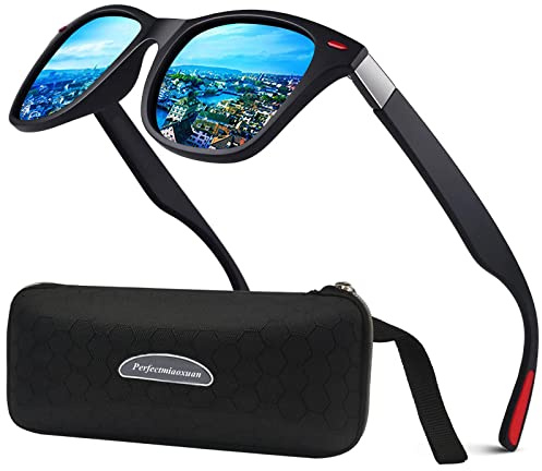 Perfectmiaoxuan Polarised Sunglasses Mens Womens UV Protection For Fishing Cycling Hiking Night Driving Glasses Ultralight Classic Vintage Sports Sun Glasses