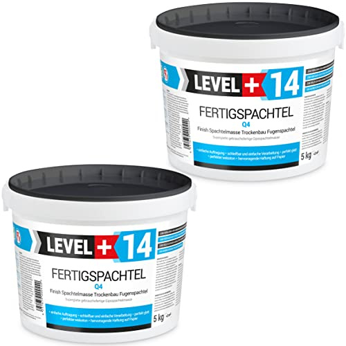 Färdig spatel spackel 5 kg + 5 kg plattspatel fogspackel