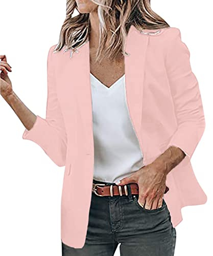 Blazer dam, sportig, kort, blazer, sommarjacka, vår, sommar, övergångsjacka, långärmad, kostymjacka, elegant, öppen fram, kofta, midja, kavaj, arbete, kontor, jacka, kappa