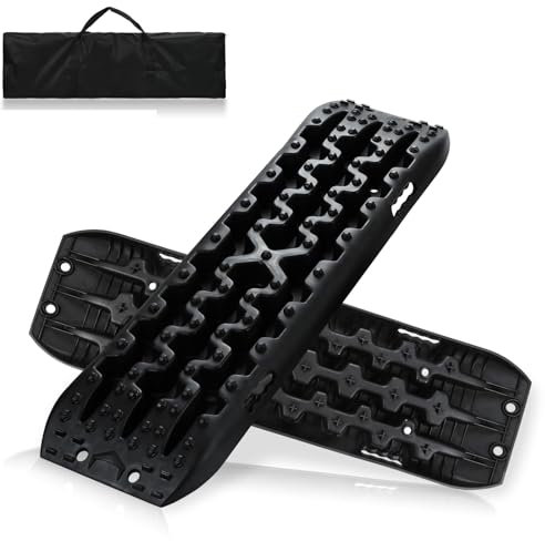 Monucep Sandbleche offroad, sandboard, asistente de arranque para autocaravana, adecuado para arena, barro, nieve, herramientas de emergencia todoterreno, ayuda de arranque, capacidad de carga máxima