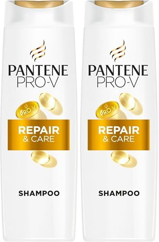 Pantene Pro-V Repair & Care Shampoo 500ml für Schwaches, Trockenes, Geschädigtes Haar. Reinigt Sanft. Schützt die Haarbindungen. Ohne Silikone, Mineralöle und Farbstoffe. Active Nutri-Plex