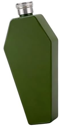 Rulbelok Boccette per alcolici qualità lucidate a 6 Lati con Struttura in Acciaio antiruggine per Uso Alimentare Addensato Contenitore per Bevande da Viaggio Boccette per Whisky da Viaggio a Prova
