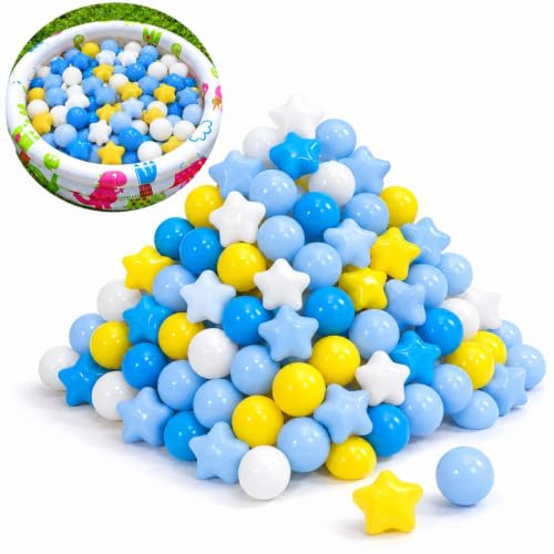Shyllin Lekbollar, 50 st, 5,5 cm, blandade färger, BPA-fria, för grepp och kastning, mjuka plastbollar, för barnpooler