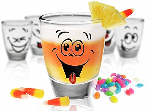 6 vasos de Shot Figures Humor