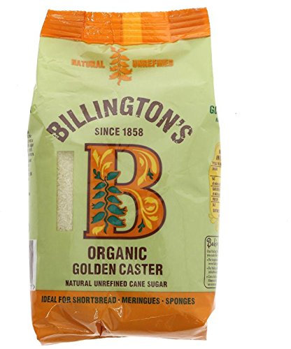 Case of 10 x Billingtons Og Caster Sugar (500G) Fairtrade Gluten Free Organic Vegan