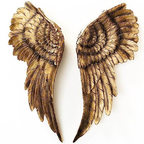 WHW Grand Tour Angel Wings Wall Decor, 2 Piece Set, 21.75 H