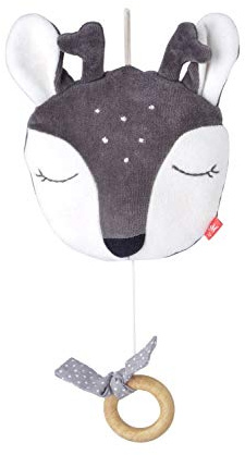 kikadu Spieluhr Rehkitz - Babyspielzeug aus 100% GOTS-zertifizierter Bio-Baumwolle