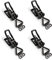 4 Pièce Loquet a Bascule, Fermeture à Levier en Métal, Loquet à bascule en Métal, Pince à Bascule Réglable, Pinces à Bascule Réglables, convient aux armoires, portes, valises