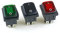 INFRI KCD4 black Red Green Rocker Waterproof Switch Power Switch 2 Position ON-OF 4 Pins With Light 16A 250VAC/20A 125VAC (Color : Red)