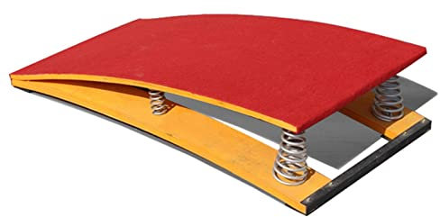 Junior Gimnasia Springboard – Portable Curvo Gimnasia Springboard para la escuela y gimnasio en casa – estable y anti-desgarro Niños principiantes Springboards