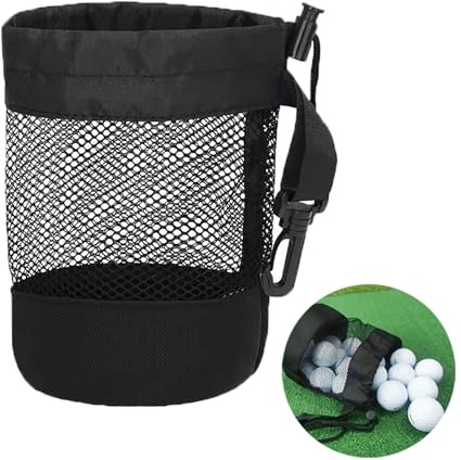 Golf Balls Storage Bag Portable Mesh Golf Ball Bag Balls Net Bag Tennis Net for Storage Baseball Tennis Ping Pong Sports Shoes Carry