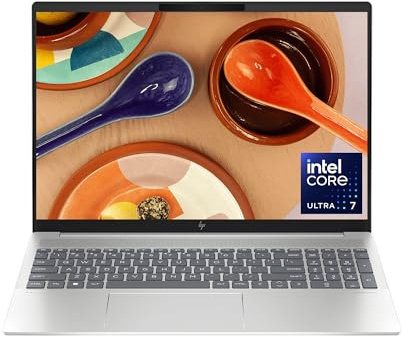 HP Pavilion Plus 16 inch Laptop, WQXGA Display, Intel Evo Edition Platform Powered by Intel Core Ultra 7 155H, 16 GB RAM, 512 GB SSD, Intel Arc Graphics, Windows 11 Home, 16-ab1010nr (2024)