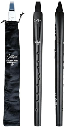Carry-on Digital Wind Instrument 2 - Lightweight and Rechargeable - 10 Instrument Voices - Built-In Speaker and MIDI over Bluetooth Connectivity for Performances and Practice Anywhere - Black