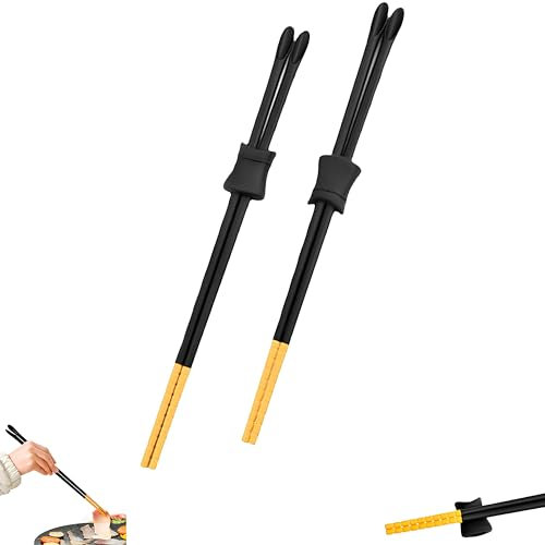 2 Coppie di Bacchette da Cucina, Bacchette Cinesi da Cucina 30,7 cm, Bacchette Sushi da Cucina, Bacchette In Silicone Antiscivolo e Antiscottatura, per Pentole Calde, Friggere, Arrosto, Noodle, Pasta