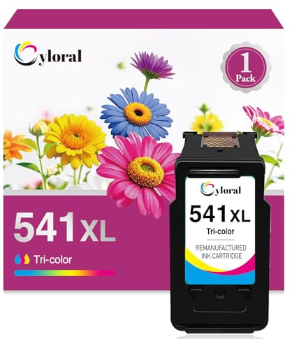 Cyloral CL-541 XL Patronen für Canon Druckerpatronen 541 XL Pixma MG3650 TS5150 TS5100 MG2100 MG2140 MG3650s MG3600 MG3500 MG4100 MG4150 MG4250 MX475 MX535 MX470 TS5140 TS5151 MG3250 MG3550 Drucker