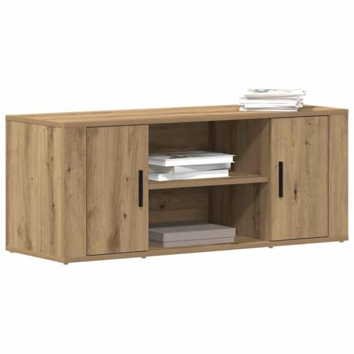 vidaXL TV-Schränk 100 x 35 x 40 cm Artisan-Eiche Holzwerkstoff