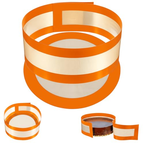 2 Stück Silikon Backmatte für Springform Antihaft Dauerbackmatte das Anhaften von Kuchen am Boden an Den Seite