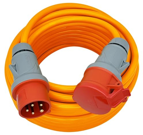 CEE Starkstromkabel 32A H07BQ-F 5x6mm² 10m MENNEKES Stecker/Kupplung IP44