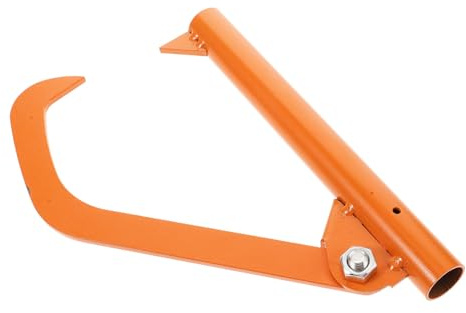 UKCOCO Outil à Rouleau de Bûcheron en Métal Crochet Robuste Réglable Déplacement des Bûches Exploitation Forestière Prise Confortable Usage Multiple Adapté au Compactage