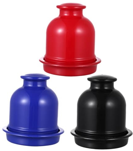 FUNOMOCYA 3 Piezas Dados con Vasos de Plástico Vasos para Bar y Fiesta Duraderos para Entretenimiento Reuniones Familiares y Ktv