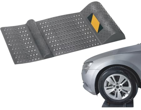 Esterilla de Aparcamiento para Garaje, Barrera de Parada de neumáticos, posición de estacionamiento de vehículos, de Remolque, Coche, Carrito de Golf, Motocicleta, Seguridad, Control de