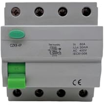 1PCS AC 2P 63A 10mA corrente di dispersione differenziale differenziale interruttore 10ma(A Class EM Type,4P16A30MA)