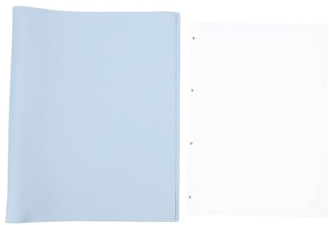 Duokon A4-pärm Anteckningsbok PU-läderpåfyllningsbar Journal med 4 Sidlayouter Grafrutnät Punktrutnät Tomma Sidor för Arbetsskola Studera Mindmapping Anteckningstagning