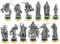The Noble Collection The Lord of the Rings The Return of the King 12 Character Package - 12 Fine Pewter Figures in Box - Officially Licensed Film Set Movie Props Gifts