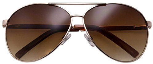 grinderPUNCH Aviator Sunglasses for Women Men Polarized UV400 Oversized Sunglasses Lightweight Tinted Lenses for Driving Fishing Outdoor - Gradient Gold